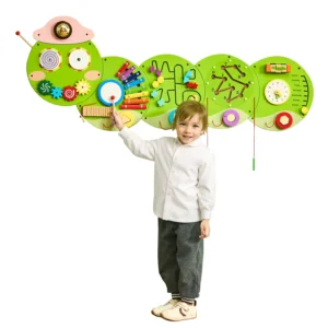 Montessori Children Caterpillar Wall Busy Board