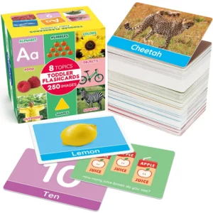 Alphabet and Number Educational Flash Cards