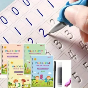 4PCS Reusable Magic Copybook Drawing Book